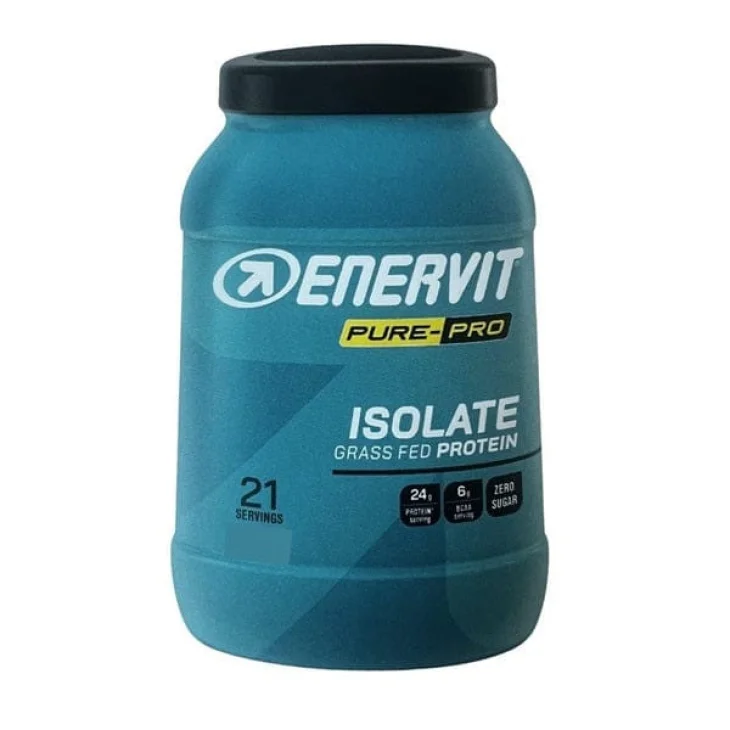 Enervit Pure Pro Isolate Grass Fed Proteine Del Siero Del Latte Gusto Vaniglia 630 G