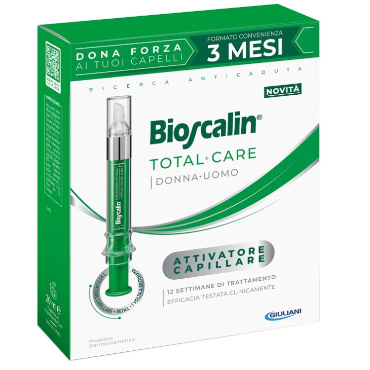 Bioscalin Attivatore Capillare iSFRP-1 Anti-Caduta Capelli Trattamento 3 Mesi 10ml + Refill