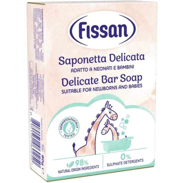 Fissan Saponetta Solida Delicata Neonati e Bambini 90 grammi