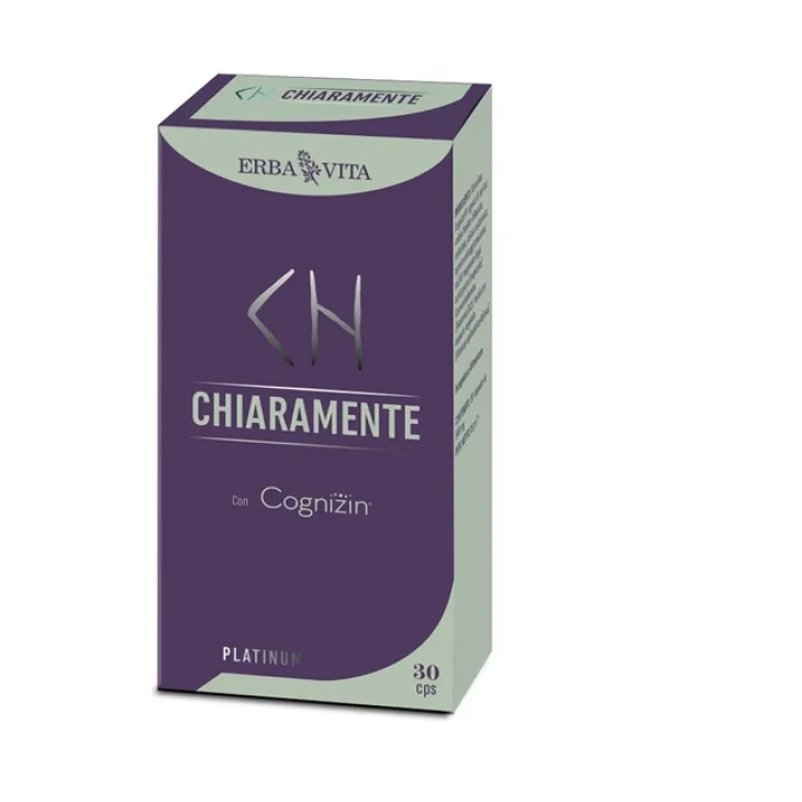 Erba Vita Platinum Chiaramente Integratore per Memoria e Sistema Nervoso 30 Capsule