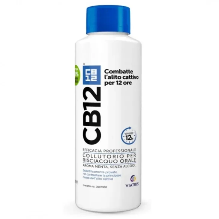 CB 12 Collutorio No Alcool per Alito Fresco contro Cattivi Odori 500 ml