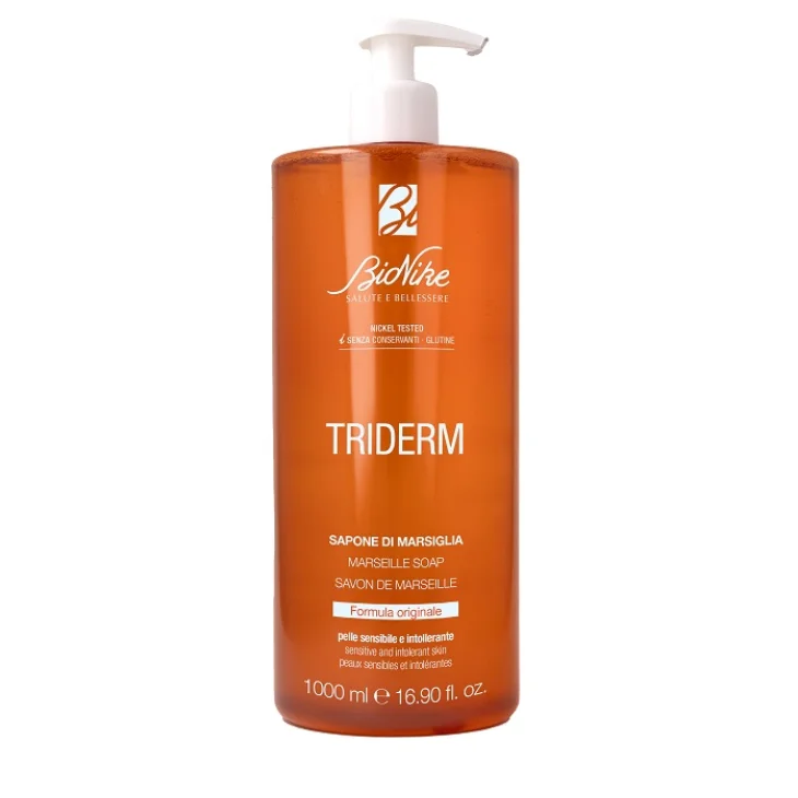 Triderm Sapone di Marsiglia Detergente Delicato Pelle Sensibile 1000 ml