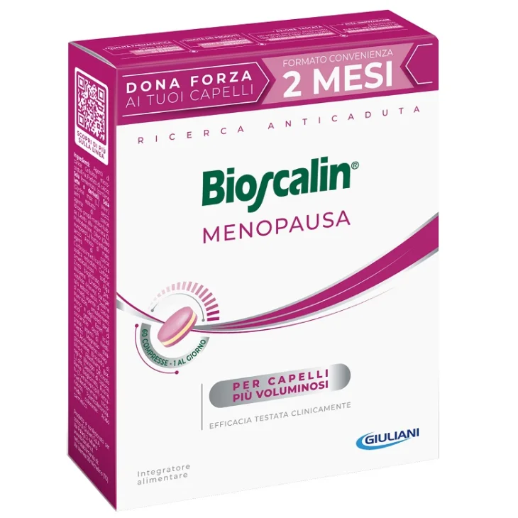 Bioscalin Menopausa Integratore Alimentare per Capelli Voluminosi 60 compresse