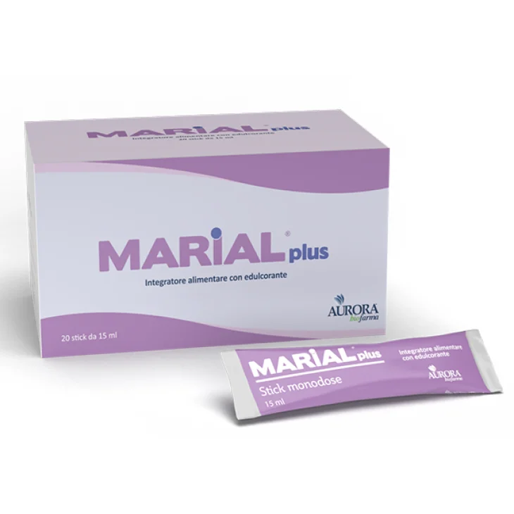 Marial Plus 20 per il Supporto Digestivo e Sollievo da Bruciore e Reflusso 20 stick da 15 ml