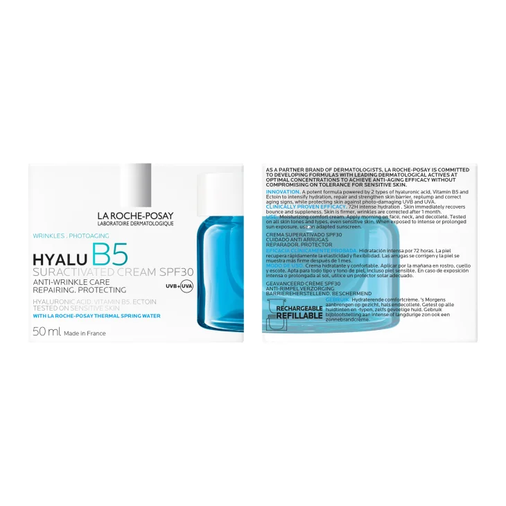 La Roche-Posay Hyalu B5 Crema Viso Anti-Rughe Idratante e Rimpolpante SPF 30 50 ml La Roche-Posay Hyalu B5 Crema Viso Anti-Rughe Idratante e Rimpolpante SPF 30 50 ml