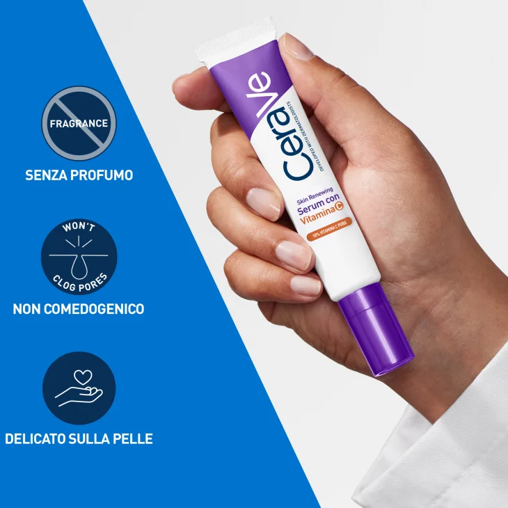 CeraVe Skin Renewing Siero Vitamina C Per i Primi Segni dell'Età 30 ml