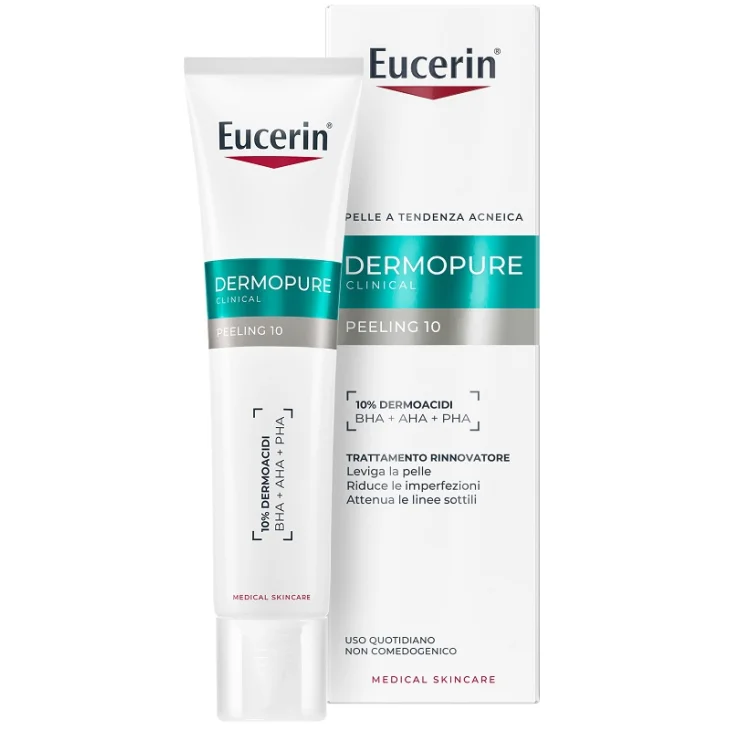 Eucerin Dermopure Clinical Peeling 10 Trattamento Rinnovatore Per Pelle a Tendenza Acneica 40 ml