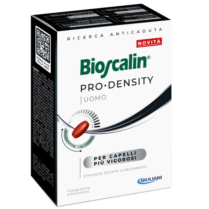 Bioscalin Pro Density Uomo Integratore Per Capelli più Forti 30 compresse