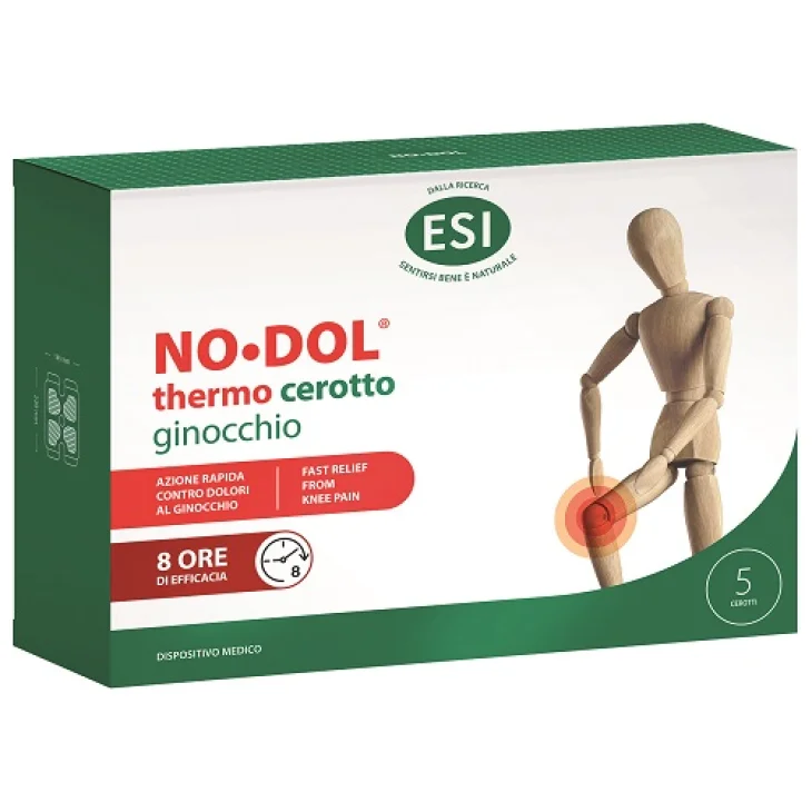 ESI No Dol Thermo Cerotto Cervicale Contro Dolori Al Ginocchio 5 Cerotti