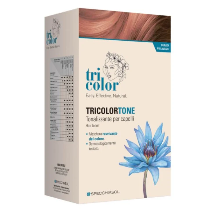 Tricolor Tone Rame Dorato Toner Colorante Riflessante Capelli 200 ml Tricolor Tone Rame Dorato Toner Colorante Riflessante Capelli 200 ml