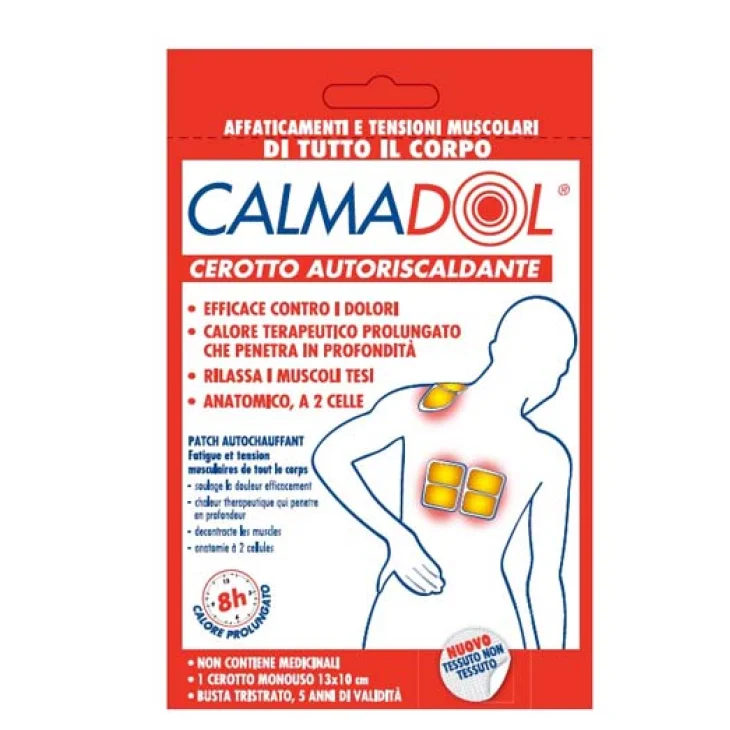 Calmadol Cerotto Riscaldante per Dolori Muscolari Bipack 2 pezzi Calmadol Cerotto Riscaldante per Dolori Muscolari Bipack 2 pezzi
