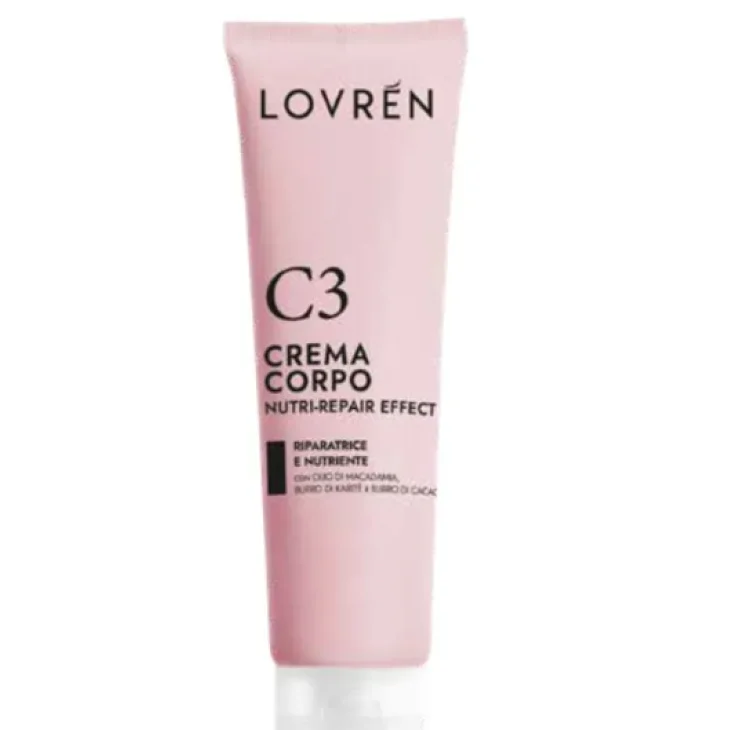 Lovren Crema Corpo C3 Riparatrice e Nutriente per Pelli Secche 150 ml