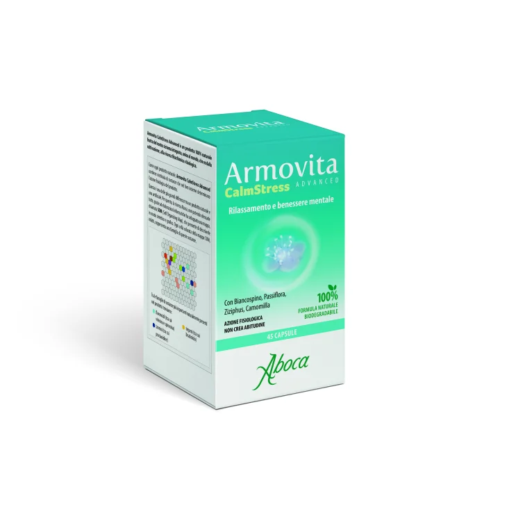 Aboca Armovita CalmStress Advanced Rilassamento e Benessere Mentale 45 capsule