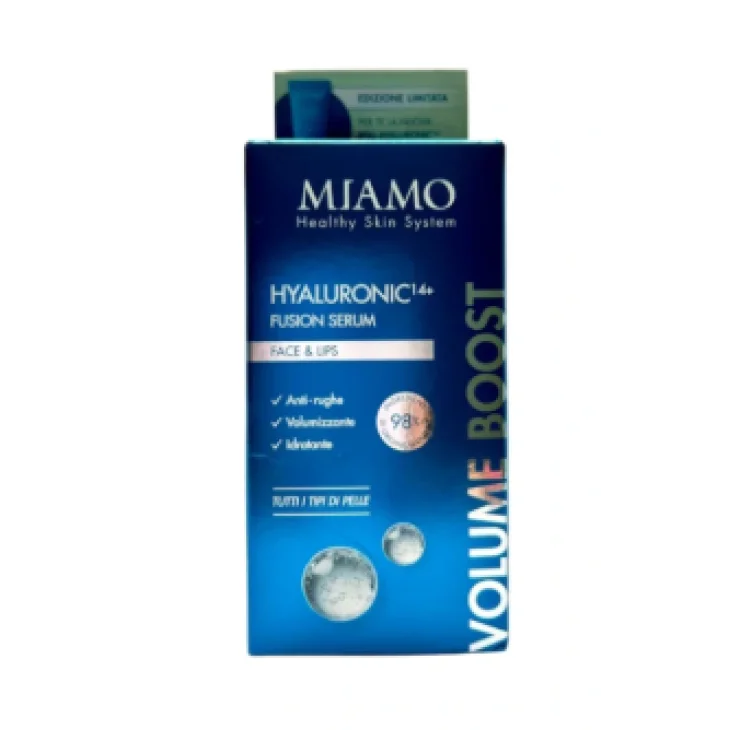Miamo Hyaluronic14+ Serum 30ml Rimpolpante e Idratante + Fusion Cream Viso Antirughe 5 ml