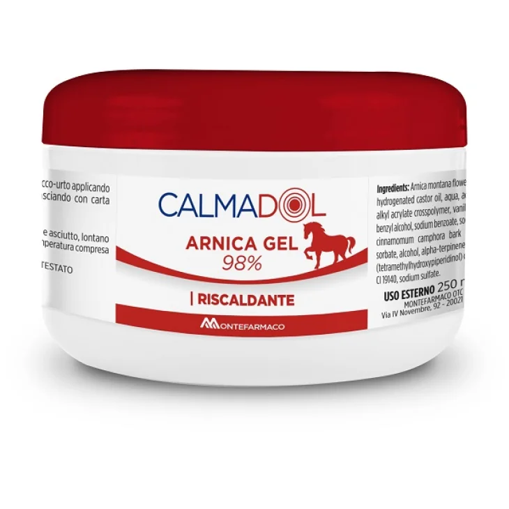 Calmadol Arnica Gel 98% Riscaldante per Sollievo Muscolare 250 ml