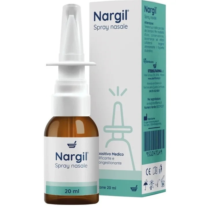 Sterilfarma Nargil Spray Nasale Decongestionante 20 ml Sterilfarma Nargil Spray Nasale Decongestionante 20 ml