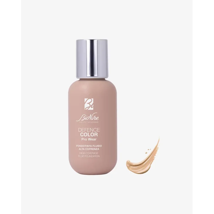 BioNike Defence Color Pro Wear Fondotinta Fluido Alta Coprenza 02 Cream 50 ml