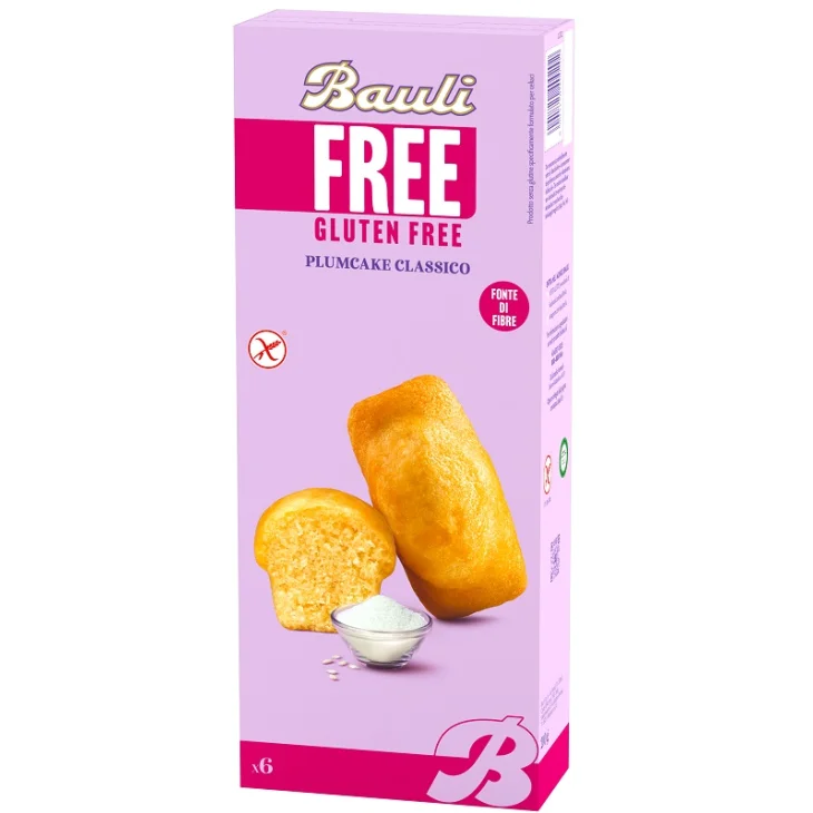BAULI FREE PLUMCAKE CLASSICO 6 PEZZI DA 35 G