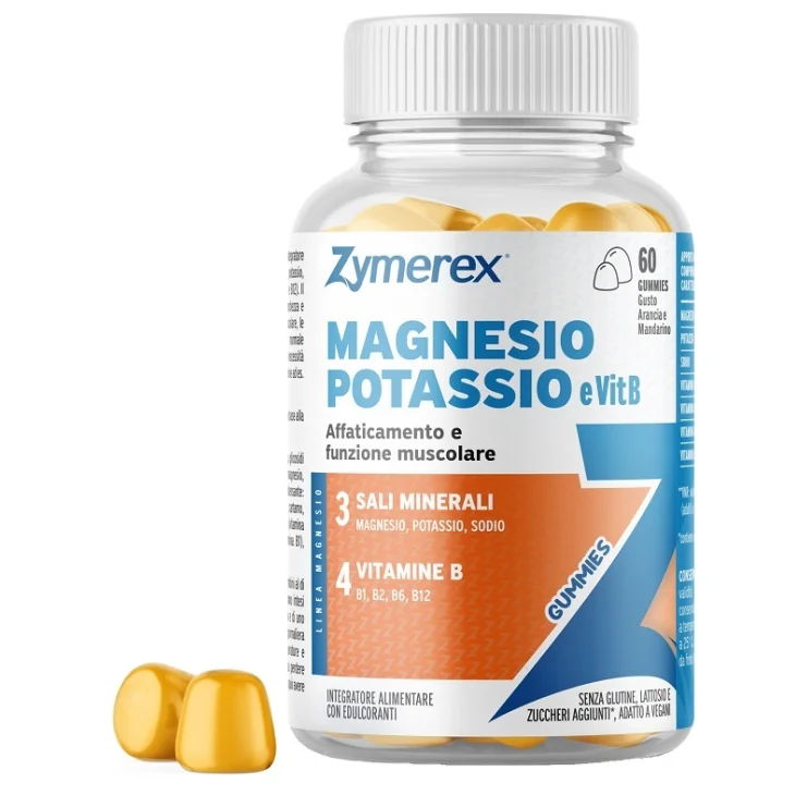 ZYMEREX MAGNESIO K VIT B60GUMM ZYMEREX MAGNESIO K VIT B60GUMM