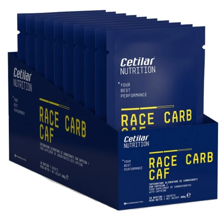 Cetilar Race Carb Caf Integratore Carboidrati con Caffeina Senza Glutine 80g