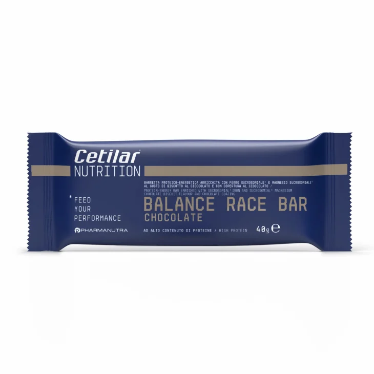 Pharmanutra Balance Race Barretta Proteica Cioccolato con Ferro e Magnesio 40g Pharmanutra Balance Race Barretta Proteica Cioccolato con Ferro e Magnesio 40g