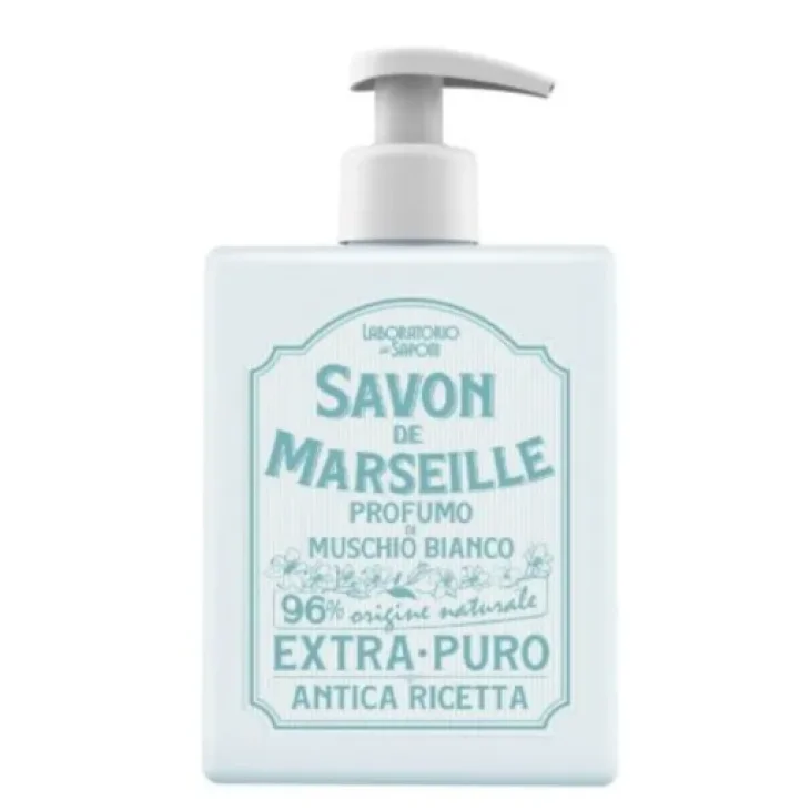 Laboratorio dei Saponi Sapone di Marsiglia al Profumo di Muschio Bianco 500 ml