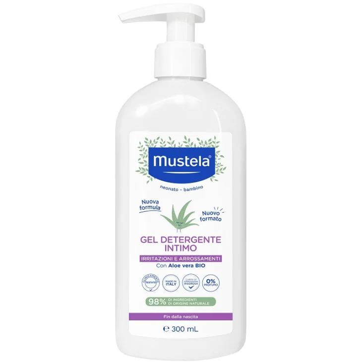 Mustela Gel Detergente Intimo Neonato e Bambino Irritazioni e Arrossamenti 300 ml