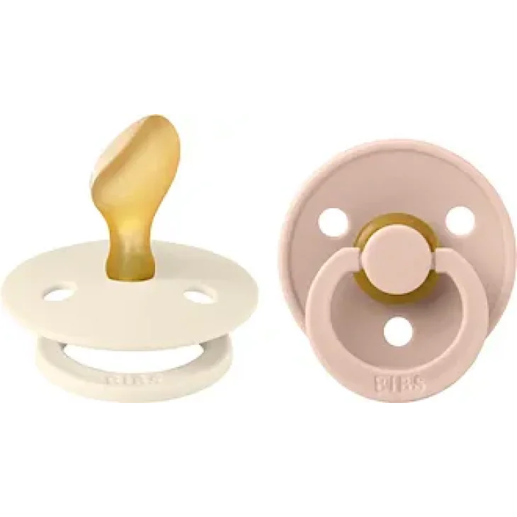 BIBS Boheme Ciuccio con Tettarella in Gomma Naturale Singolo Colore Fossil Grey Size 1 (0+mesi) 1 pezzo