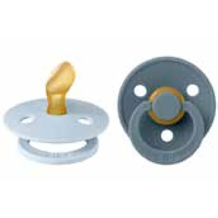 BIBS Colour Ciuccio Anatomico in Lattice color Fossil Size 2 ( 6+ mesi) 2 pezzi