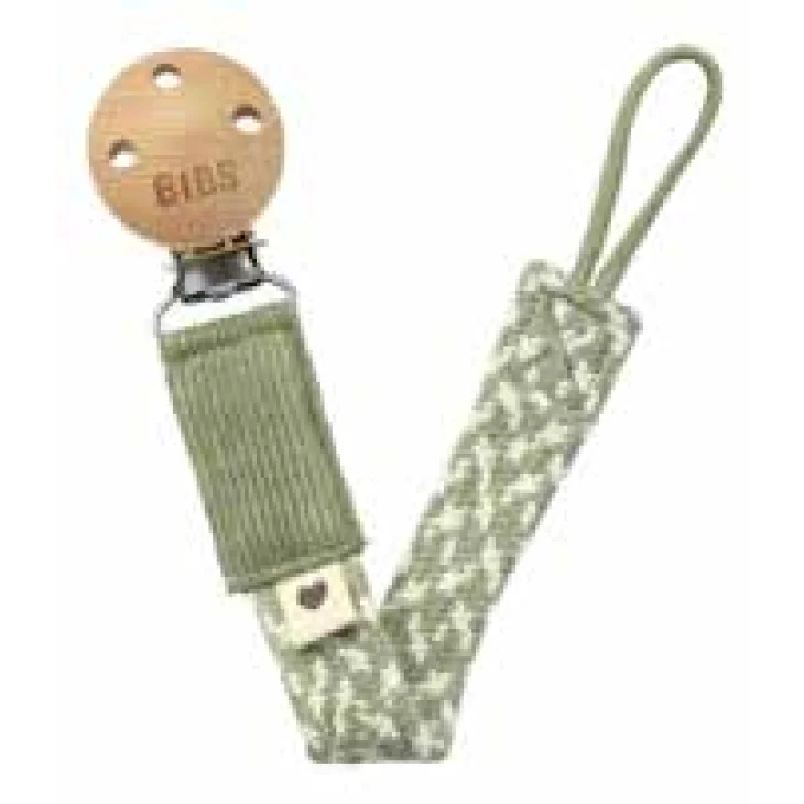 BIBS Reggiciuccio Cordoncino Color Salvia / Avorio 1 pezzo