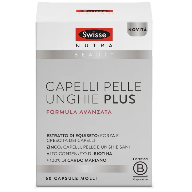 Swisse Integratore Capelli Pelle Unghie Plus 60 Capsule Molli