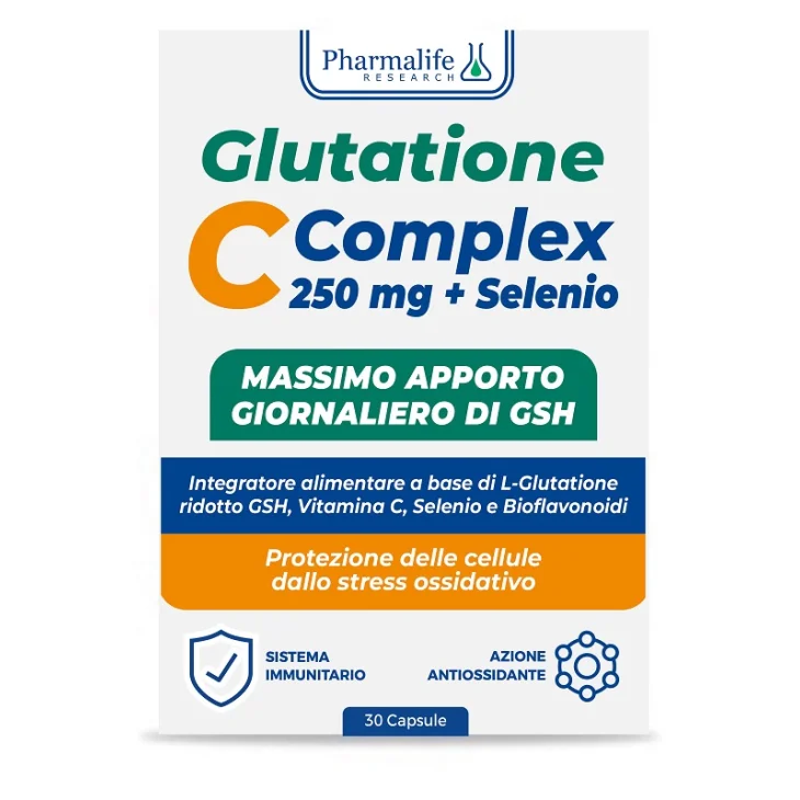 Glutatione 250 Complex Integratore Antiossidante 30 Capsule