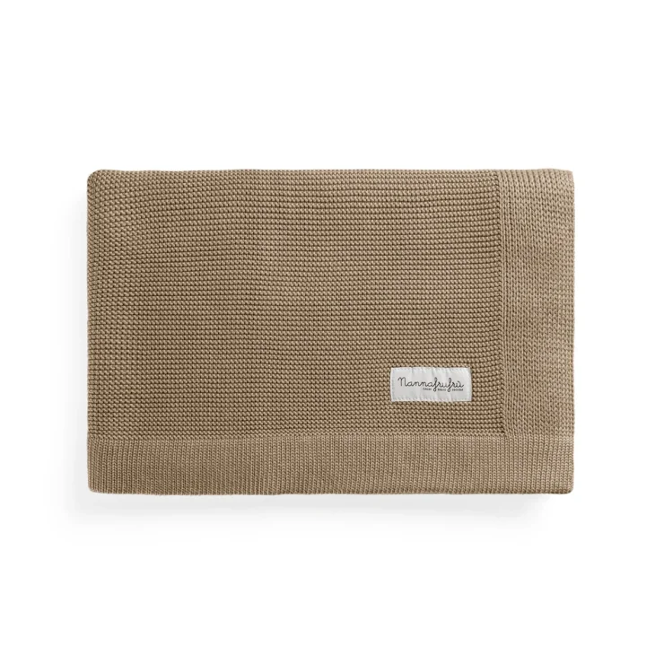 Nannafrufru Copertina Bamboo e Cotone Sabbia