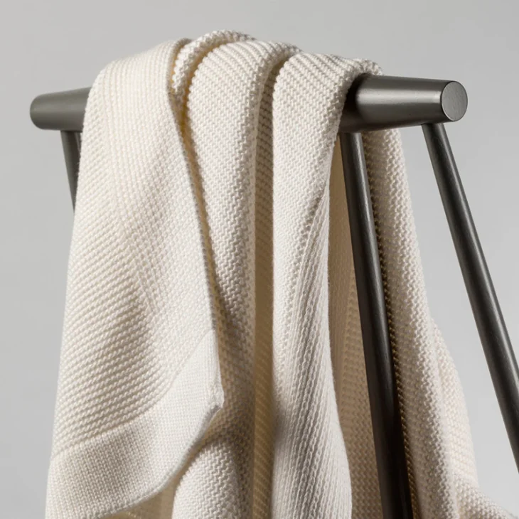 Nannafrufru Copertina Bamboo e Cotone Ecru