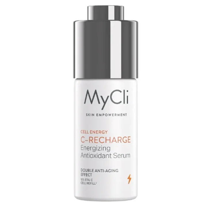 Mycli C-recharge Siero Energizzante Antiossidante Intensivo per Luminosità Viso 15ml