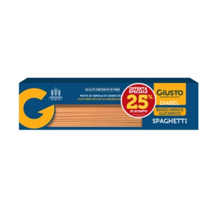 Giusto Diabel Pasta Spaghetti a Basso Indice Glicemico 400 g Prezzo Speciale Giusto Diabel Pasta Spaghetti a Basso Indice Glicemico 400 g Prezzo Speciale