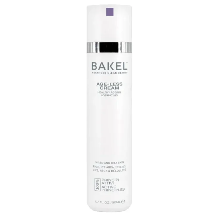 Bakel Age Less Cream Hydrating Crema Anti-età Pelle Mista e Oleosa 50 ml case + refill