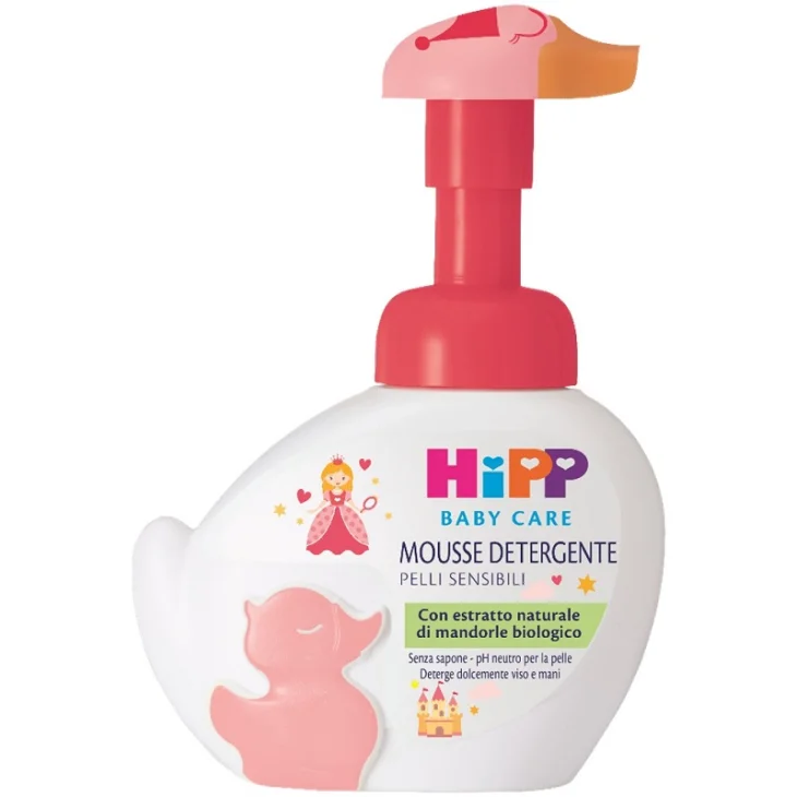 Hipp Baby Care Mousse Detergente Paperella Rosa Limited Edition 250 ml