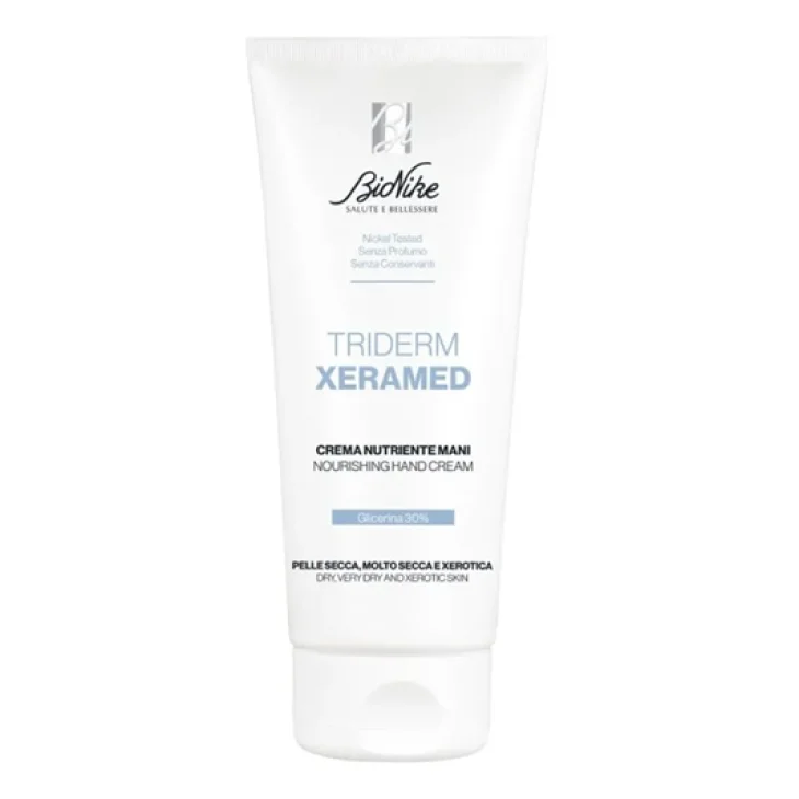 BioNike Triderm Xeramed Crema Nutriente Mani Secche e Screpolate 75 ml
