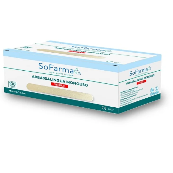 ABBASSALINGUA STERILE 100PZ SF+