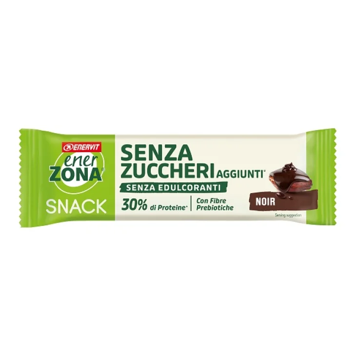 Enerzona Snack Barretta Proteica Senza Zuccheri Aggiunti Gusto Noir 33 g
