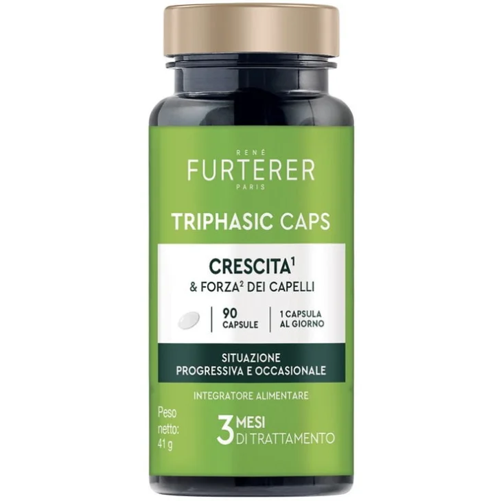 Rene Furterer Triphasic Caps Crescita & Forza Integratore per Capelli 90 Capsule