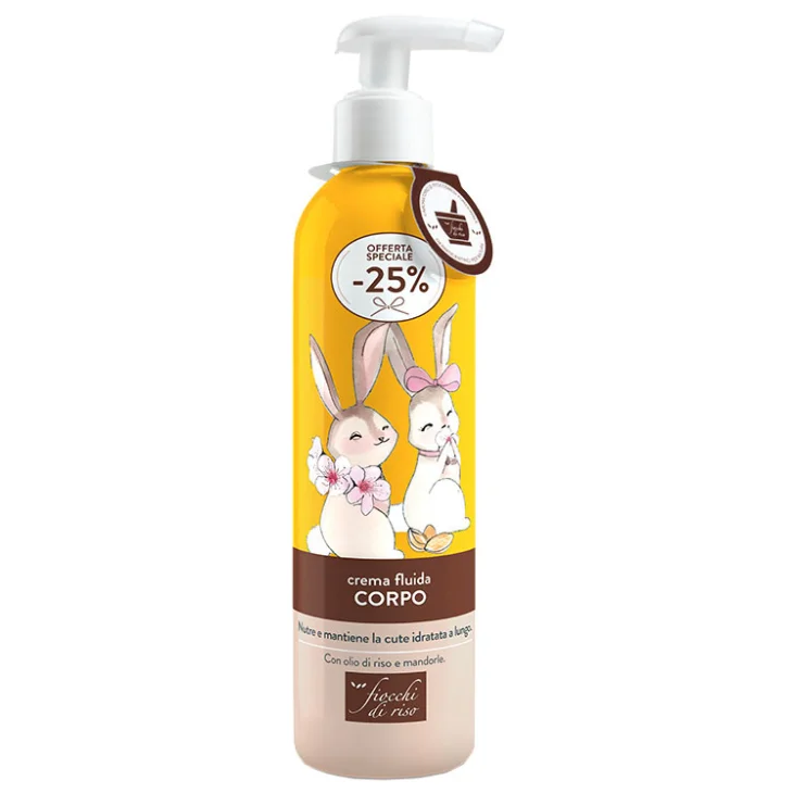 Fiocchi di Riso Crema Corpo Idratante e Nutriente per Pelle Sensibile 240 ml