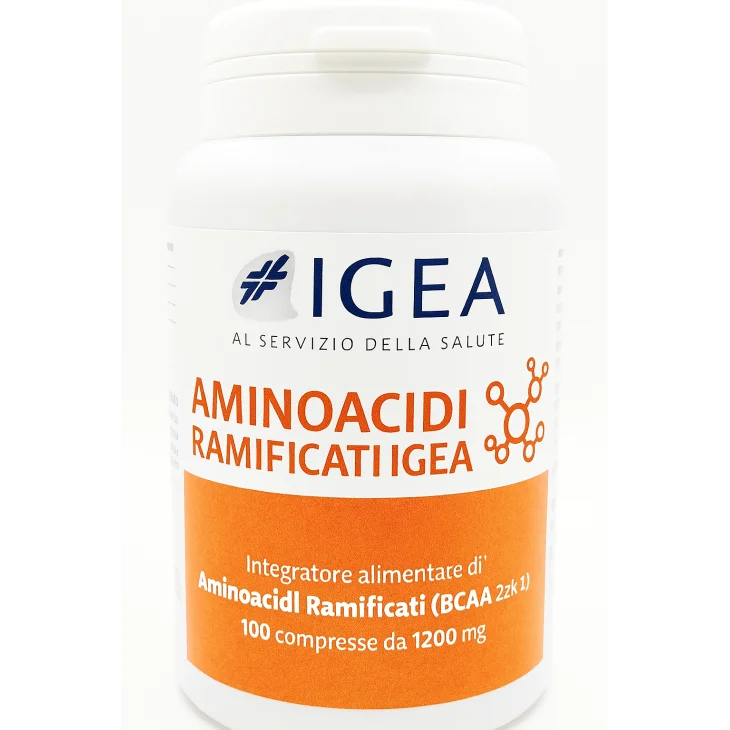 Farmacia Igea Aminoacidi Ramificati Integratore BCAA 2:1:1 1200 mg 100 compresse