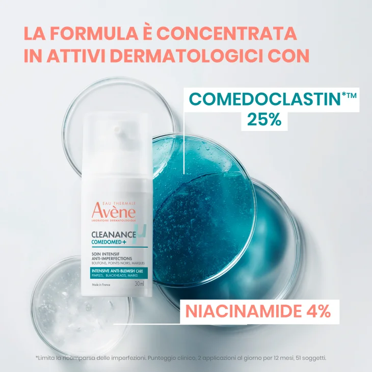 Av&egrave;ne Eau Thermale Av&egrave;ne Cleanance Comedomed+ Trattamento Intensivo Quotidiano Anti-Imperfezioni 30ml