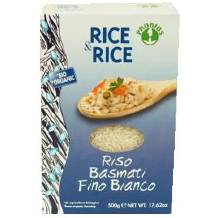 Probios Rice & Rice Riso Basmati Bianco Biologico 500 g