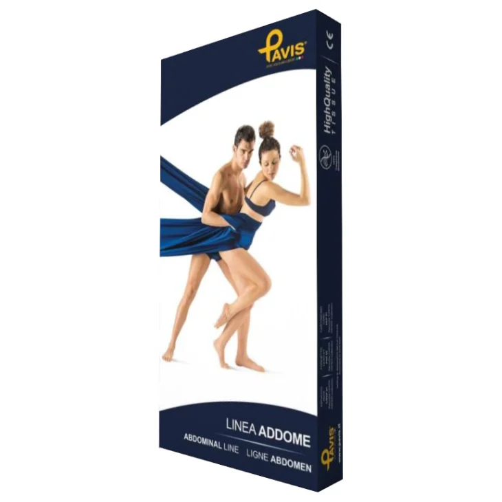 1674 FASCIA ADDOMINALE ANATOMICABATTERIOSTATICA 27 CM BIANCOXL