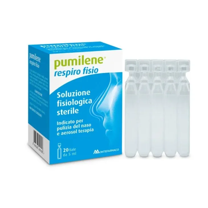 Pumilene Respiro Soluzione Fisiologica 0,9% 20 flaconcini da 5 ml Pumilene Respiro Soluzione Fisiologica 0,9% 20 flaconcini da 5 ml