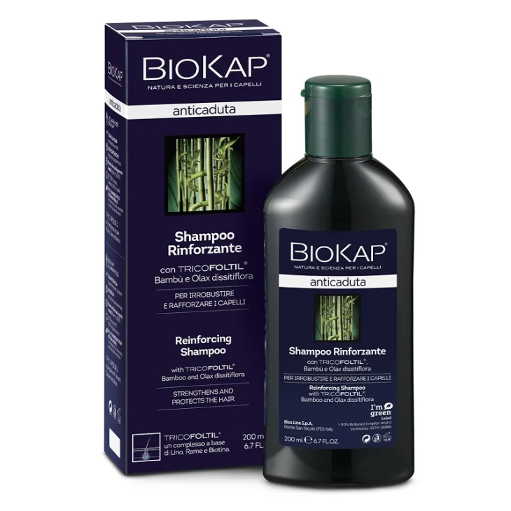 Bios Line Biokap Shampoo Rinforzante Anticaduta Con Tricobiotic 200 ml Bios Line Biokap Shampoo Rinforzante Anticaduta Con Tricobiotic 200 ml