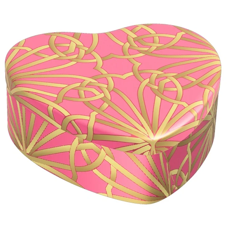 COLORS CANDELA CUORE ROSA/ORO 95 G